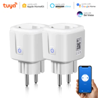 Alexa Tuya Smartlife WIFI Plug Stocket Smart Home Switch And For Apple Homekit Wireless Remote Control Home Kit EU Power Outlet