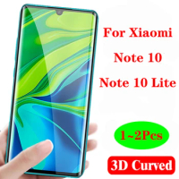 Full Curved Screen Protector For Xiaomi Note 10 Lite Tempered Glas Film For xiaomi10 Lite redmi note10 9mi10 Protective Glass 9H
