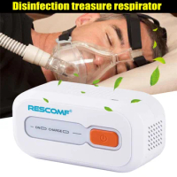 Ventilator Auto Cpap Bpap Cleaner Disinfector 2200mah Sleep Apnea Anti Snoring One-button Control Easy To Carry
