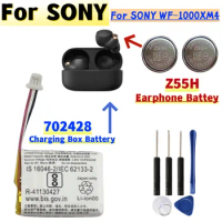 For ZeniPower Z55H 3.85V 75mAh Battery For SONY WF-1000XM4 1000XM4 XM4 Bluetooth Earbuds Headset Batteria+Free gift Tools
