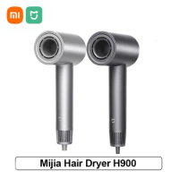 XIAOMI MIJIA H900 High Speed Hair Dryer 1400W Quick Dry 106000 Rpm Strong winds Professional Intelligent Negative Ions Hair Care