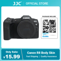 JJC EOS R8 Camera Body Skin Wrap Film 3M Sticker Anti-scratch Cover Protection for Canon R8 Caemra Accessories Bubbles Free