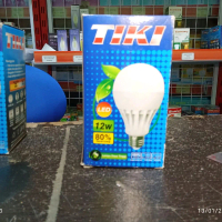 TIKI Lampu LED 12W Hemat Energi 80% Efisiensi Tinggi untuk Rumah dan Kantor