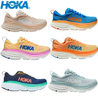 Original Hoka One One Bondi 8 Sport Running Shoes Breathable Anti Slip Cushioning Road Runs Shoes Me