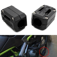 Black 25mm Motorcycle Engine Guard Protection Bumper Modified Decorative Block Crash Bar for BMW R1200GS LC ADV F700GS