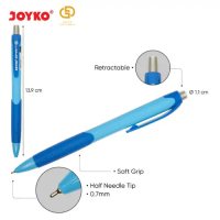 (1 LUSIN / 12 PCS) Ball Pen Pulpen Pena Joyko BP-179 Spirit 0.7 mm