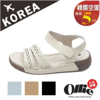 【OLLIE】韓國空運。雕花皮革厚底5CM涼拖鞋/韓國直送/版型偏小(72-1022/四色/現+預)