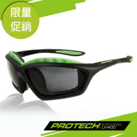 【PROTECH】ADP009專業級運動太陽偏光眼鏡(黑&amp;綠色系)