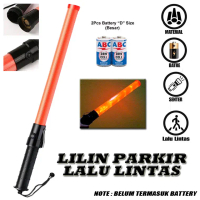 ALISYA STARS Tongkat Lampu Lalu Lintas LED 54 cm Traffic Baton Polisi Parkir Lampu Lalin Super Teran