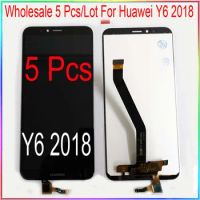 Wholesale 5 Pieces/Lot for Huawei Y6 2018 LCD screen display Y6 Prime 2018 ATU L11 L21 L22 LX1 LX3 L31 L42 with touch assembly