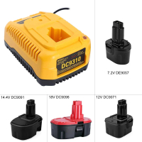 Applicable to 18V XRP Charger For Dewalt 7.2V-18V Nicd Nimh DC9096 DC9098 DW9099 DW9072 DW9057 DW909