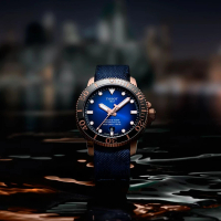 【TISSOT 天梭】Seastar 海洋之星潛水機械錶-43mm 送行動電源 畢業禮物(T1204073704100)
