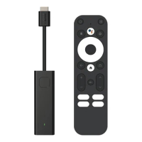 TV Stick Low Power Performance Built-in Chromecast 4K Streaming Support Latest Android 11 OS Voice Control for Home and Business