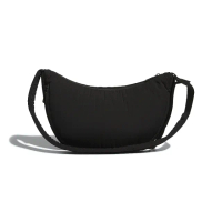 【adidas 愛迪達】W MH PAD SH Bag 黑色 中性 休閒 運動 斜背 小包 三葉草 水餃包 側背包 JF6246