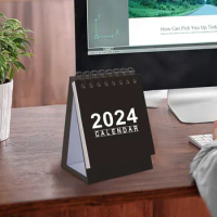 Mini Desk Calendar 2024 For Planning Daily Scheduler Small Calendar 2024 For Home Office Stickers For Calendars ловец снов