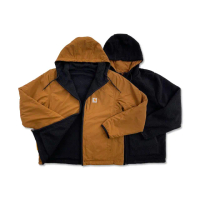 【carhartt】Carhartt 雙面外套 外棕內黑 厚外套 超保暖 防水 機能外套(厚外套 連帽外套 雙面外套)