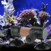 CO2 Refiner Dual Suction Cup Plastic Fish Tank Atomizer Aquarium CO2 Diffuser Atomizer for Fish Tank Aquarium Atomizer