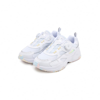 FILA KIDS RAYFLIDE DIAL KD 大童運動鞋-白/粉/黃 3-J144Z-140