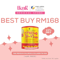 Fine Hyaluron + Ubiquinol (Q10) Premium Collagen - Tin/ Refill