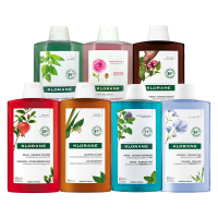 KLORANE 蔻蘿蘭 任選洗髮精400ml x 2入(養髮/控油/抗屑/護色/敏感/修護/涼感)