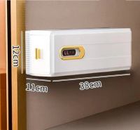 壁掛內衣抽屜式收納盒（加高款抽屜式內衣收納盒——有分格）#DADADI