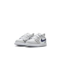 【NIKE 耐吉】運動鞋 籃球鞋 嬰幼鞋 JORDAN 1 LOW ALT TD 喬丹 AJ1 魔鬼氈 灰色(DR9747146)