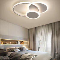 Main light in the bedroom ceiling lamp Nordic simple modern led creative romantic ins girl simple and generous room lights.