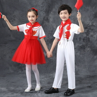 六一兒童合唱服演出服中小學生女童大合唱團服套裝朗誦服表演服裝