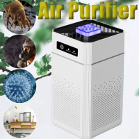 Air Purifier Remove Smoke Odor Formaldehyde Negative Ion Generator with HEPA Filter Protable Air Cleaner for Car Room Kitchen