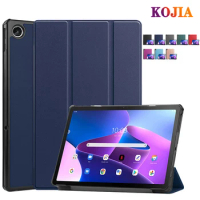for Lenovo Xiaoxin Pad 2022 Tab M10 Plus 3rd Gen Case 10.6" TB128FU TB128XU TB125FU Cover Funda Tablet Tri-Fold Magnetic Capa