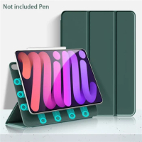 Tablet Case For iPad mini 6 case for 2021 iPad mini 6th 8.3 inch Case Tri-fold magnet Back PU leather Cover For iPad mini 2021