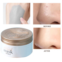 Remove Black Heads Face Mask Moisture Nourish Brighten Skin Tone Acne Deep Cleansing Oil Control Skin Whitening Mud Mask 120g