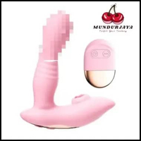 Lilo Raybena Massager Wanita thrusting massager telescopic App / Remote - Alat Bantu Wanita App Pink