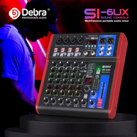 Debra Audio SI Professional Portable Recording Mixer Audio With USB 99 DSP Digital Effects For DJ Mixer Console Karaoke Reco