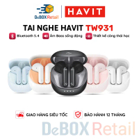 [Siêu hot hôm nay] Tai Nghe TWS HAVIT TW931, Thiết kế công thái học, BT 5.4 Công nghệ Chống ồn, Nghe