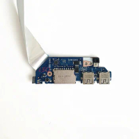 LS-H10GP For Lenovo Ideapad S340-15 S340-15IIL Laptop Power Button USB Card Board W/ Cable FL535 100% Test OK