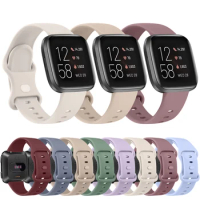 Soft Silicone Strap For Fitbit Versa/Versa 2/Versa Lite Band Adjustable Wristband For Fitbit Versa Special Edtion Watchband