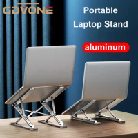 Laptop Stand for Desk Aluminum Notebook Support Riser Portable Computer Bracket Foldable MacBook Pro Holder Lap Top Base For Pc