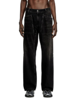 กางเกงยีนส์ ผู้ชาย D-ZETA L.30 TROUSERS สีดำ