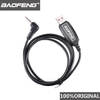 100% Original Baofeng UV-3R Walkie Talkie USB Programming Cable UV 3R Two Way Radio Program Line UV3R Software Change Frequency
