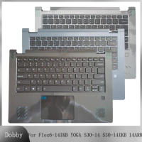 New Keyboard For Lenovo YOGA 530-14 530-14IKB 530-14ARR Flex6-14IKB Flex6-14 1470 1480 Top Case Laptop Palmrest Upper Cover