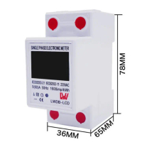 Đồng hồ đo điện năng tiêu thụ LW 60A  - Dòng tối đa 60A