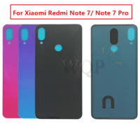 For Xiaomi Redmi Note 7/ Note 7 Pro glass Battery Back Cover Housing Battery Door Case With Adhesive Repair Parts