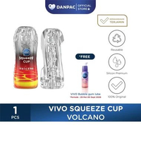 Vivo Squeeze Cup Vacuum Silicone - Alat Bantu Pria Glacier