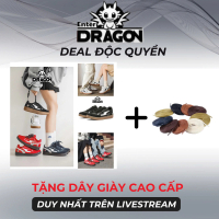 [Enter Dragon X Huỳnh Anh][Funny Dragon][Combo Giày + dây giày] Giày sneaker thể thao nam nữ Ente