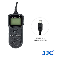 JJC TM-M 液晶定時快門線 N3 (Nikon MC-DC2) 送專用固定夾