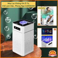 Máy lọc không khí ô tô, phòng ngủ làm việc lọc sạch khí độc bụi mịn, bảo vệ phổi GIORMANI (Loại vuôn