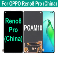 AMOLED Original For OPPO Reno8 Pro CPH2357 PGAM10 Reno 8 Pro LCD Display Touch Screen Replacement Digitizer Assembly