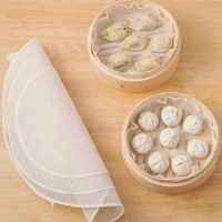 5PCS Pure Cotton Steamer Cloth Steamer Pot Instant Pot Accessories Cuisine Dumplings Comida Steamer Food Kitchen Accessories