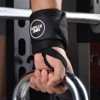 1 Pair Wristband Wrist Support Brace Straps Extra Strength Weight Lifting Wrist Wraps Bandage Fitness Gym Training